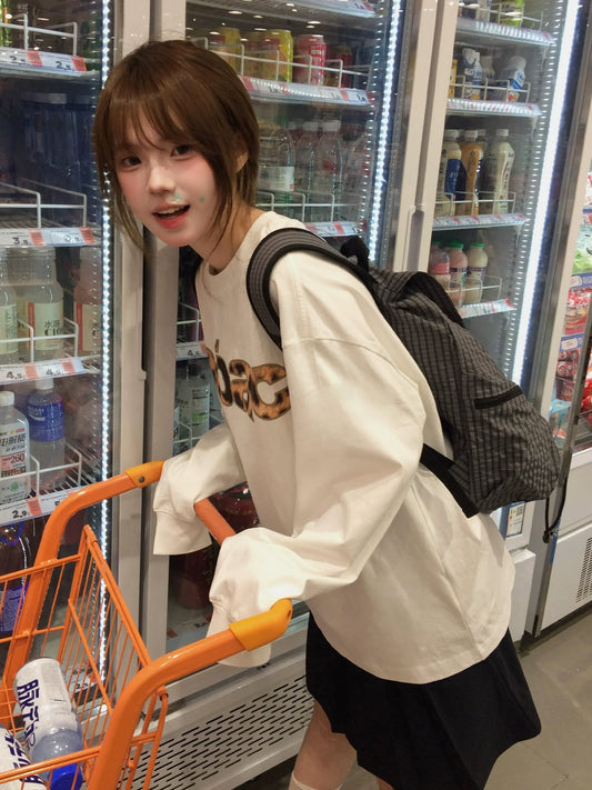 American Vintage Leopard Print Long Tee