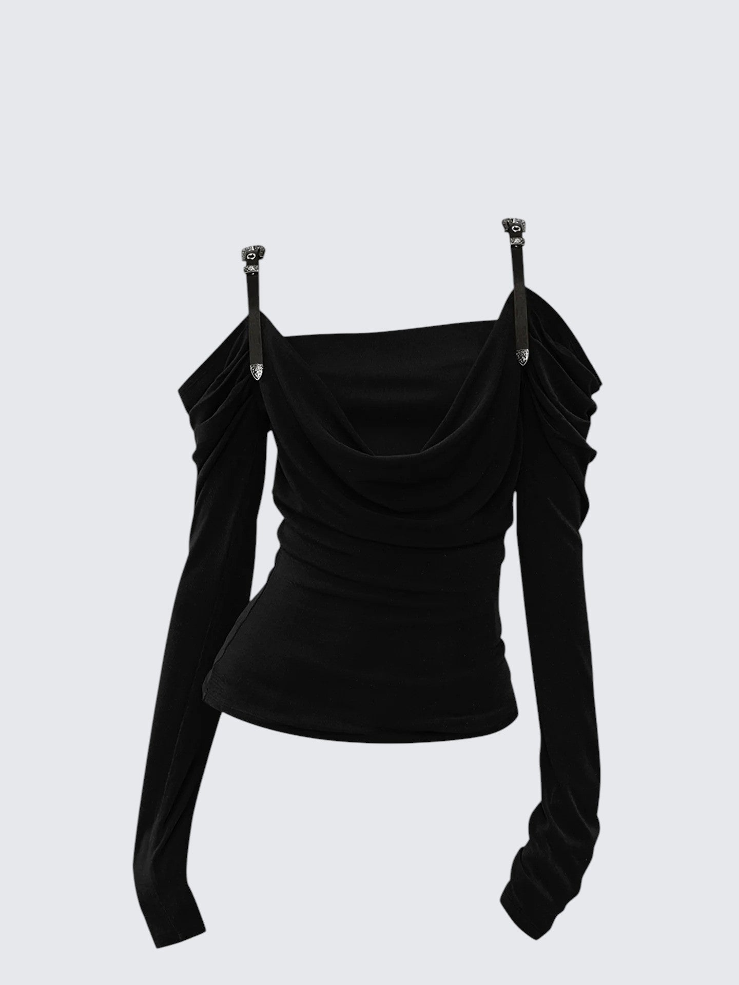 American Slash Neck One Shoulder T-Shirt