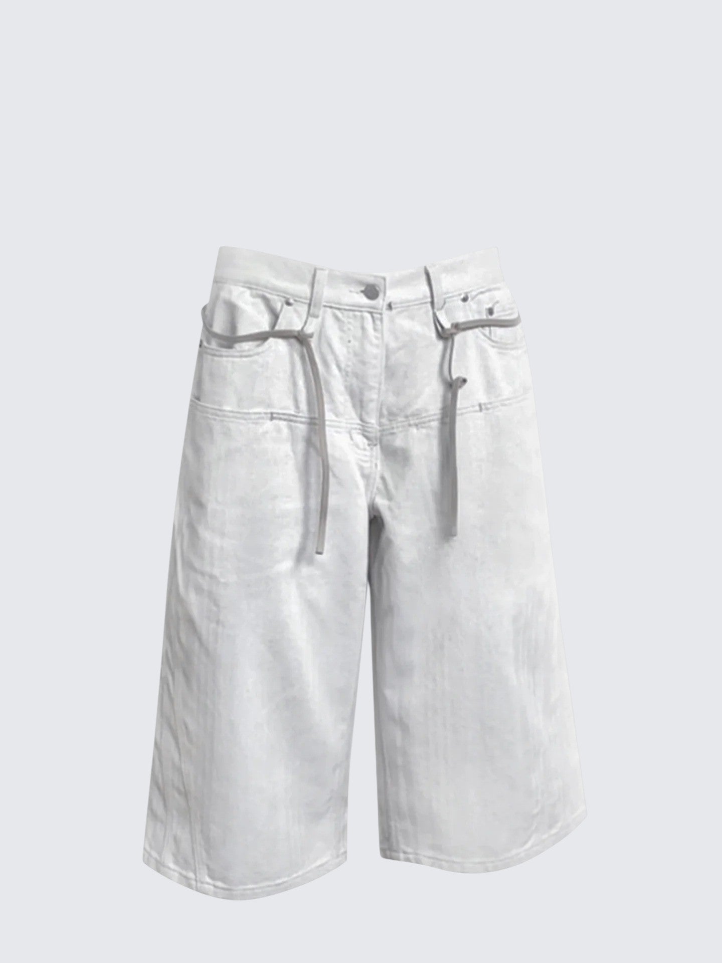 American Retro Denim Capri Pants