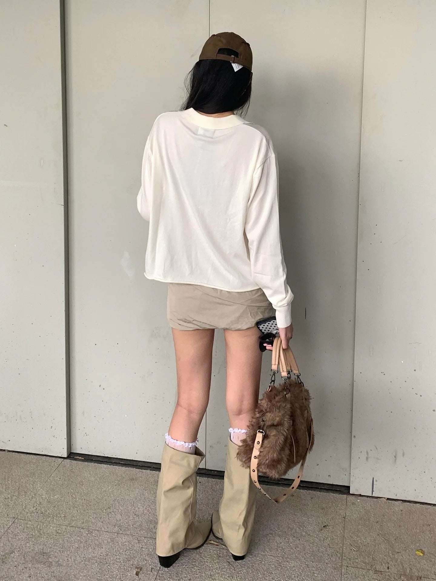 Y2K White Angel & Death Polo Tee