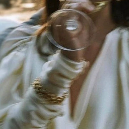 Champagne Satin High-End Slim Fit Gown Dress