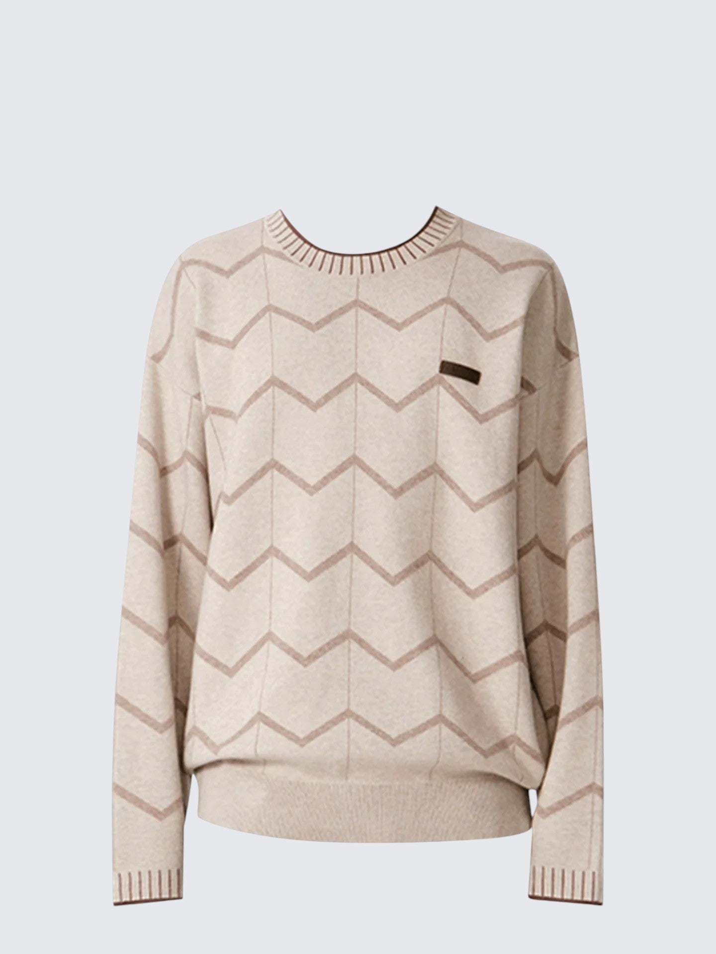 Vintage Striped Crewneck Knit