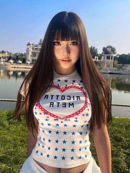 American White Star Tee