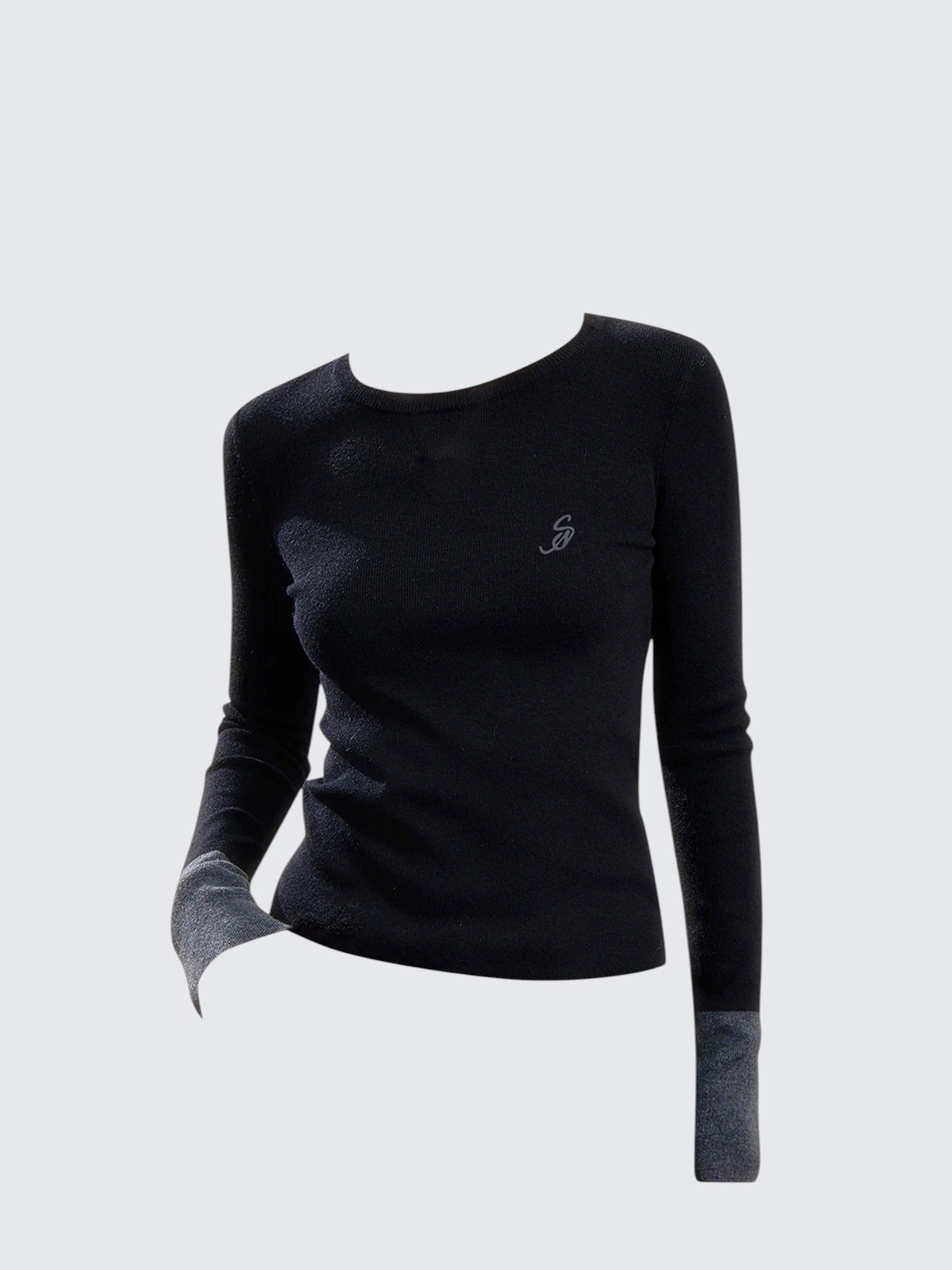 American Vintage Faux Two-Piece Long Sleeve Tee