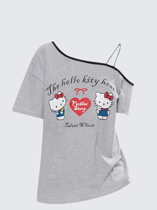 American Kitty Shoulder Top