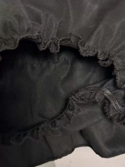 Cross Print Puff Cake Skirt Subculture Gothic Punk Y2K E-girl Abi American Retro Fluffy Skirt