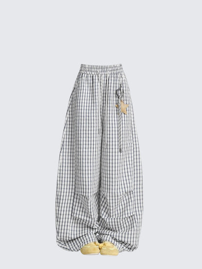 American Vintage Casual Plaid Pants