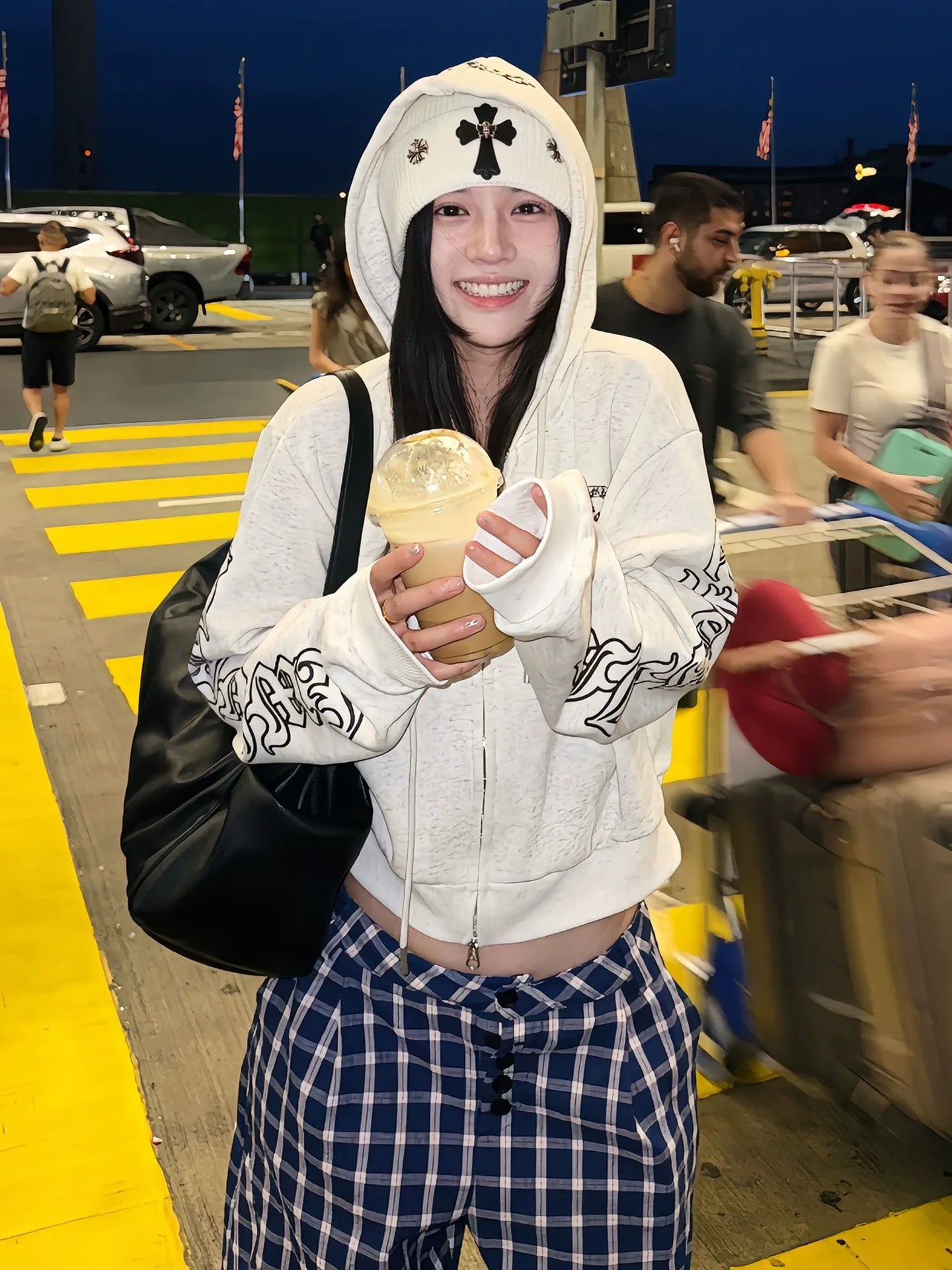 American Gothic Cropped Hoodie