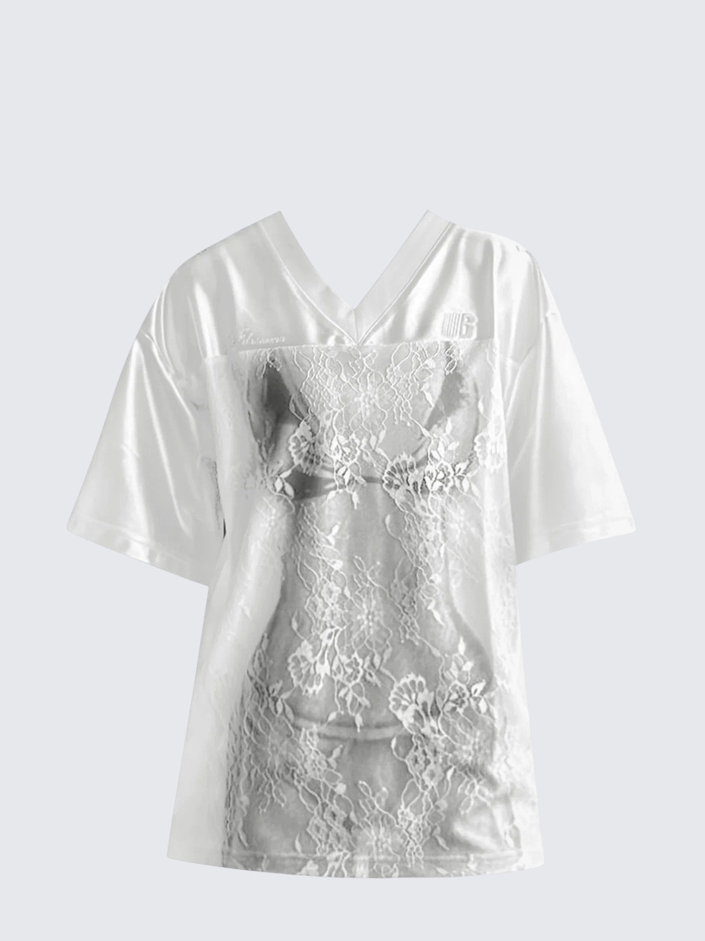 Human Print Oversized Tee