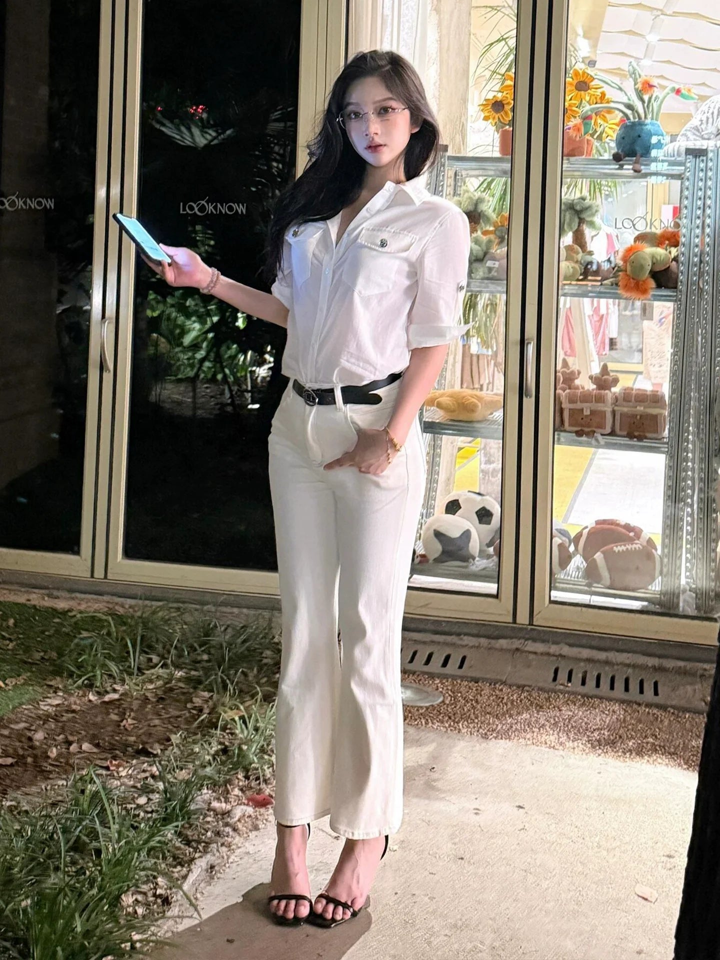 Old Money White Short Sleeve Shirt Summer Casual Slim Fit Lazy Chic Spicy Girl Top