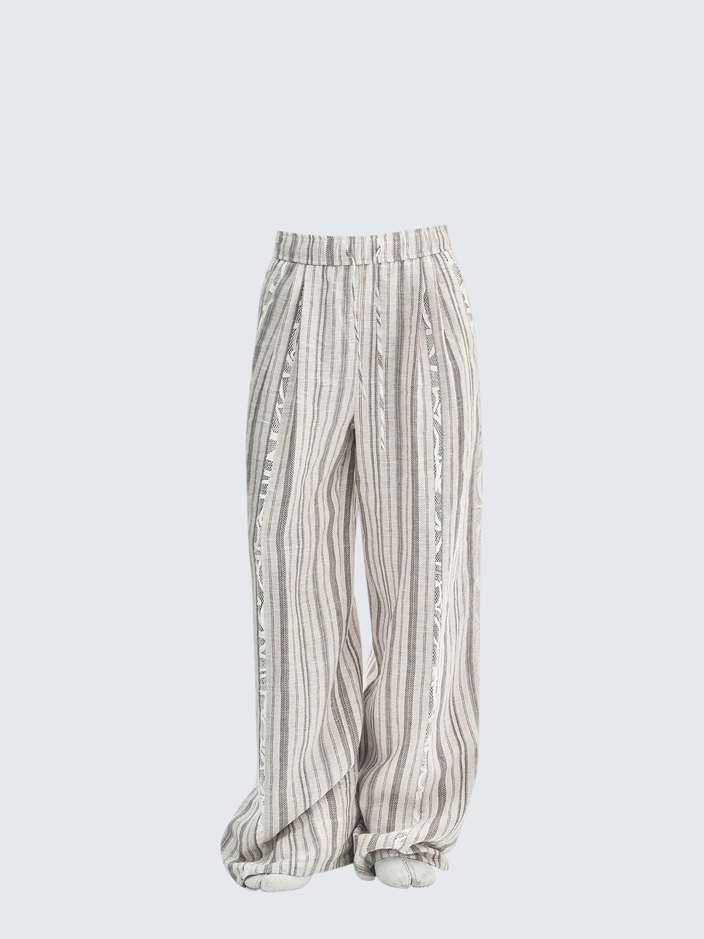 Linen Striped Pants