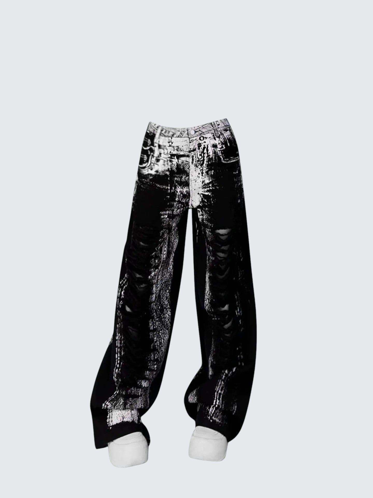 Vintage Distressed Dye Jeans