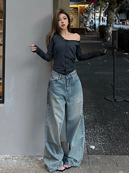 Relaxed Asymmetrical Knit