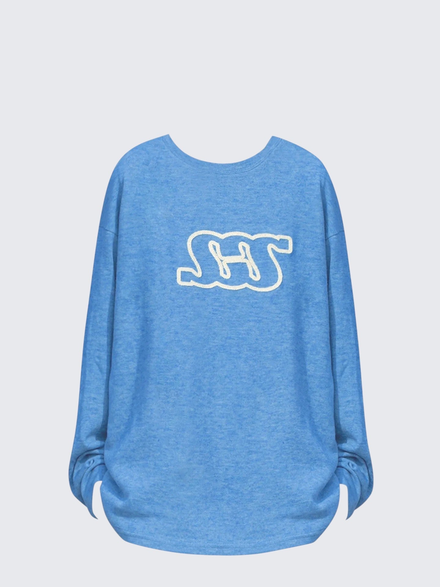 Japanese Letter Embroidery Tee Women