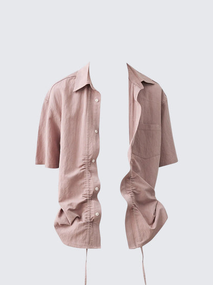 Adjustable Drawstring Shirt