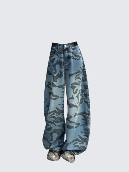 American Camo Sword Leg Jeans