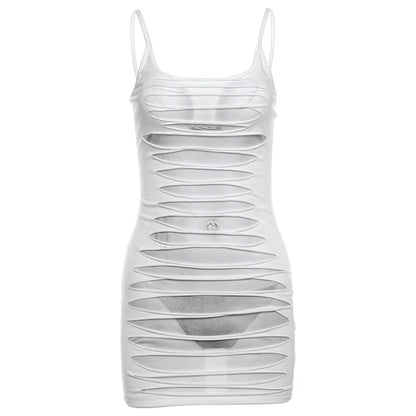 Versatile Heartthrob Cutout Halter Designed Slimming Fitted Bodycon Mini Dress