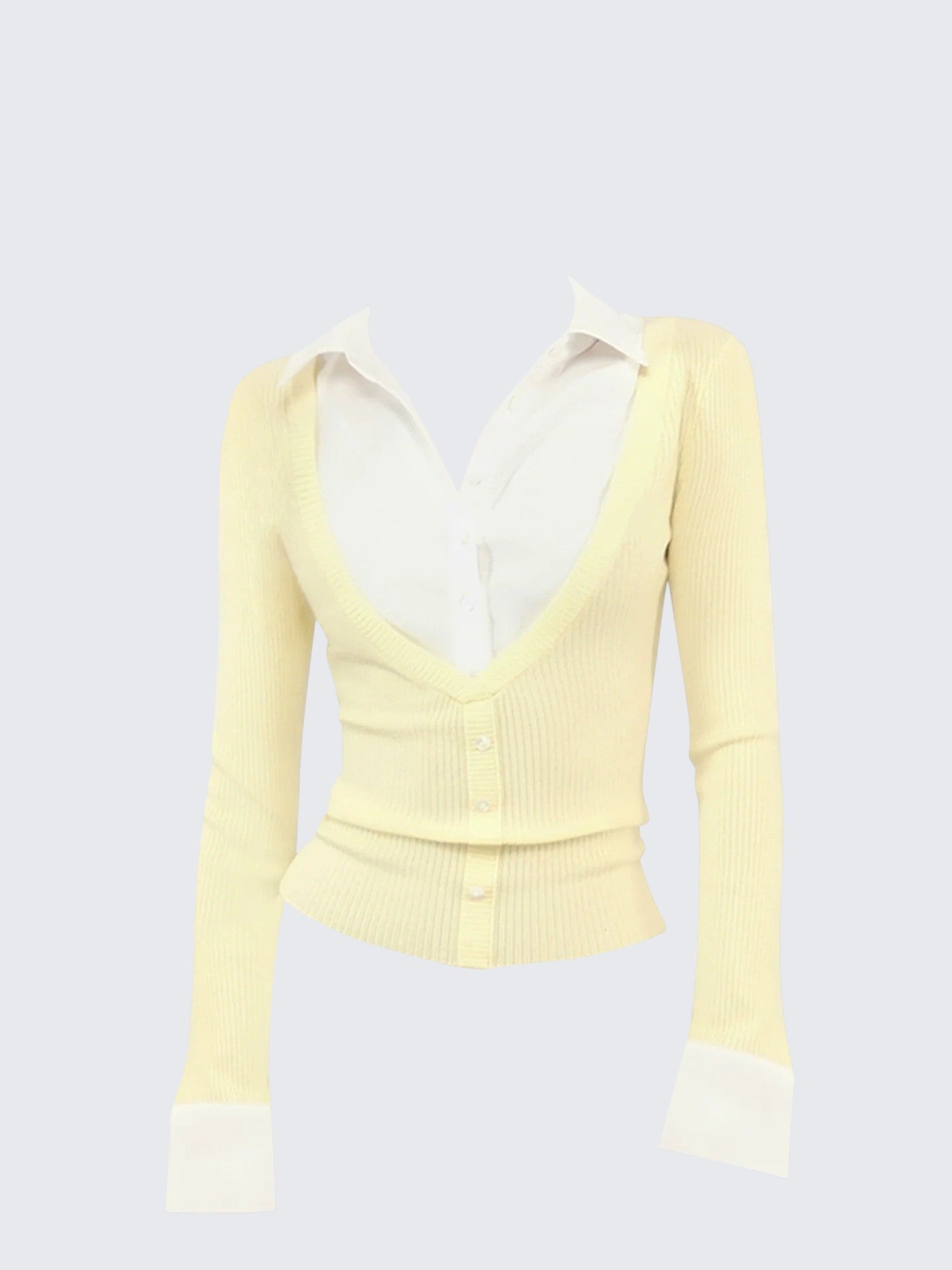 Patchwork Layered Knit Women