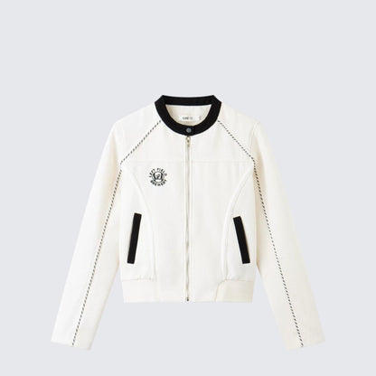Colorblock Baseball Jacket