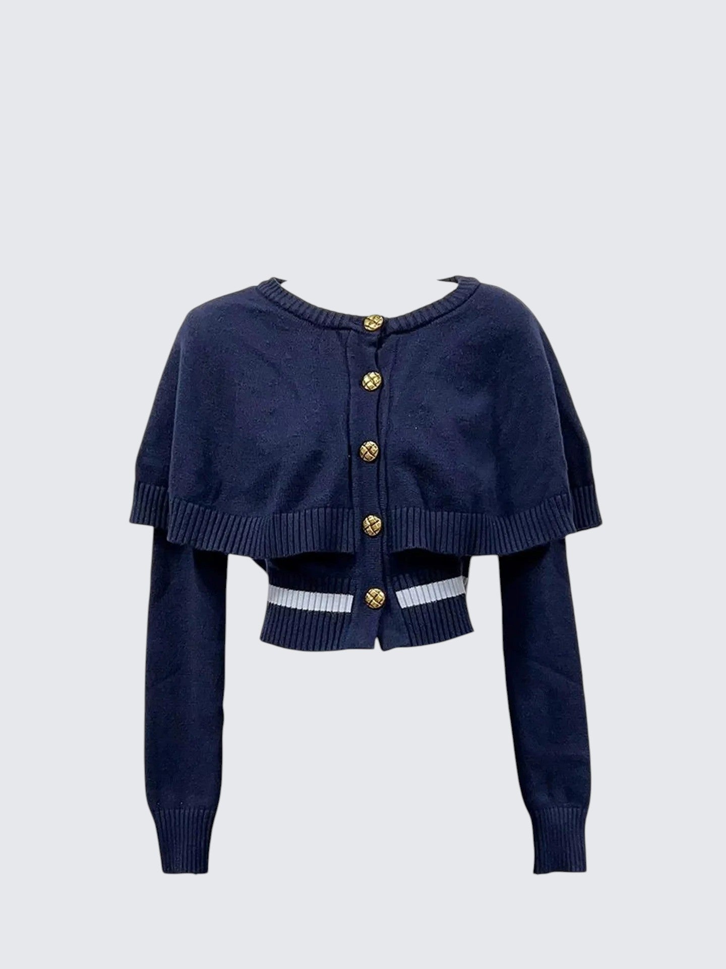 Knit Cape Cable Cardigan