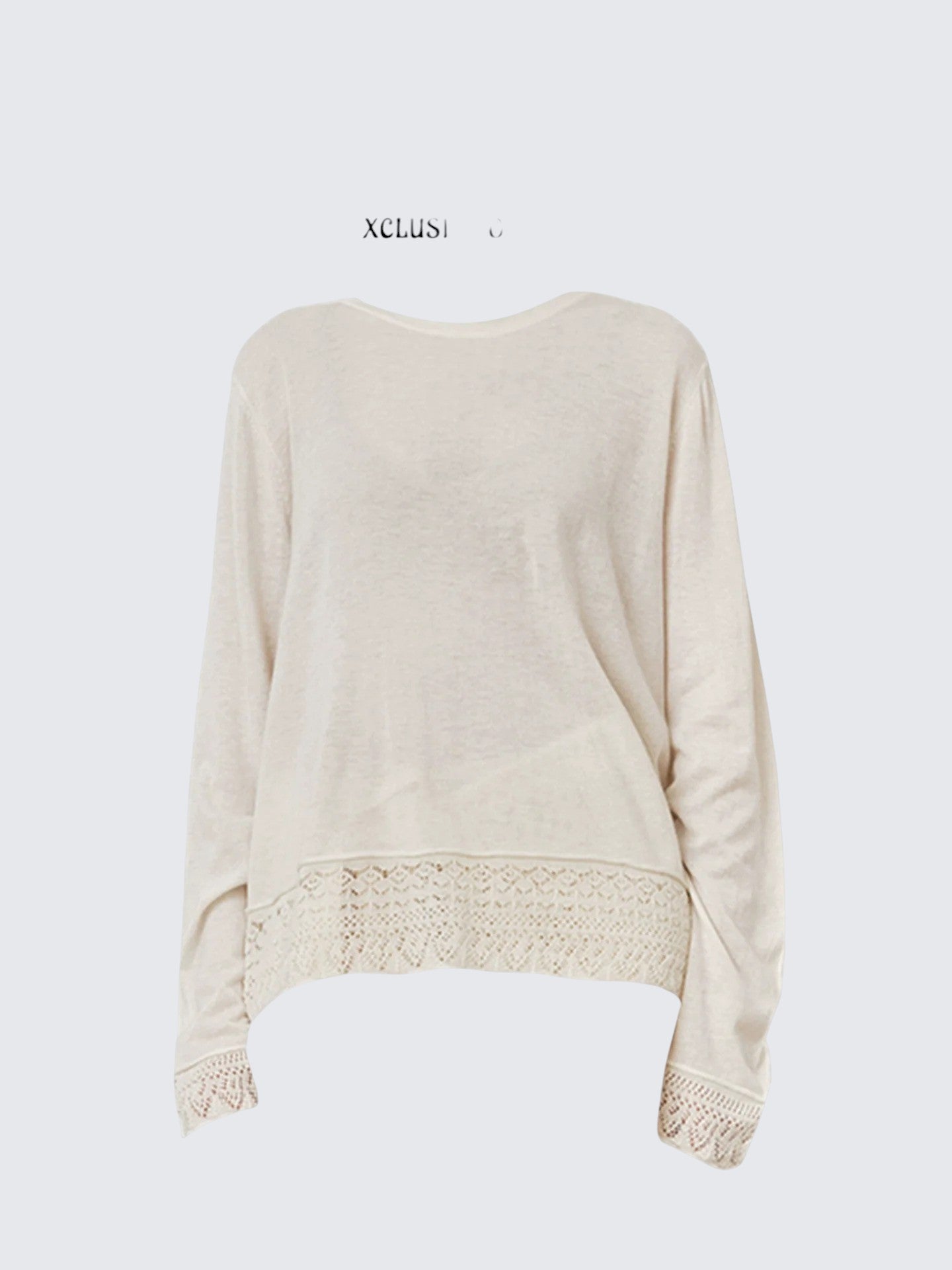 French Lace Knitted Top