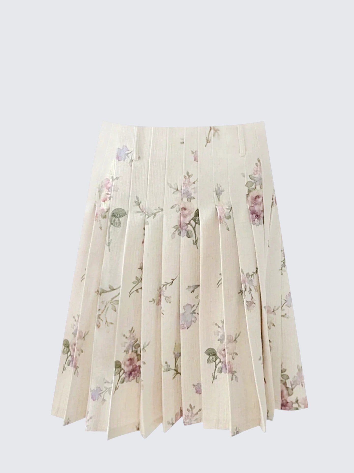 French Vintage Pleated Skirt