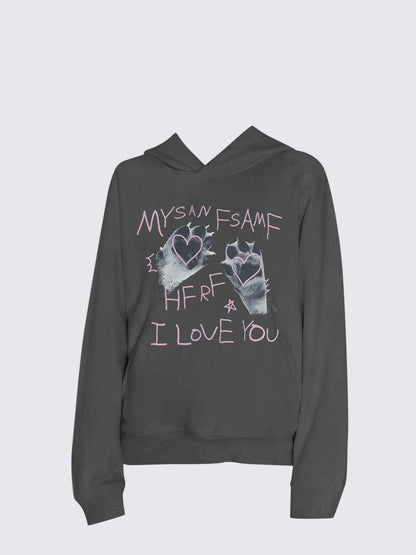 American Street Cat Paw Hoodie