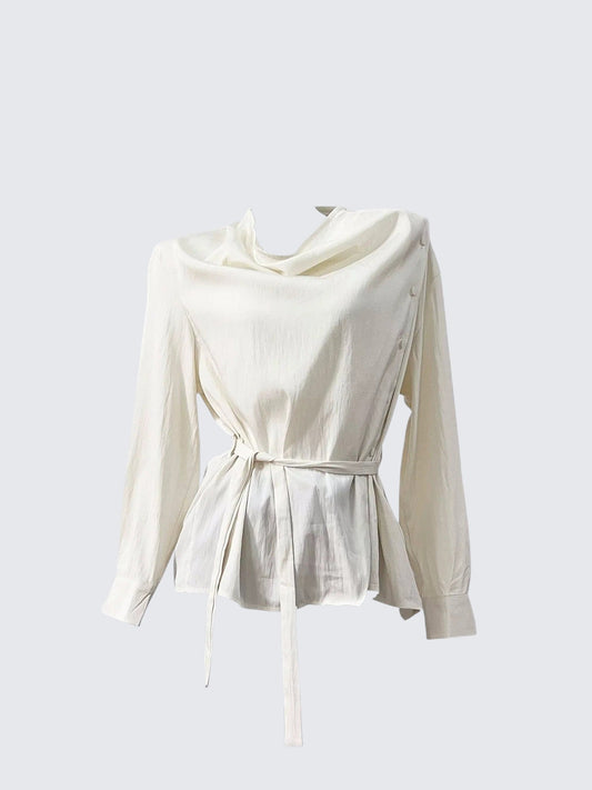 Korean Asymmetrical Shirt Women