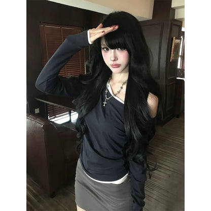 Korean Layered Long Sleeve Tee