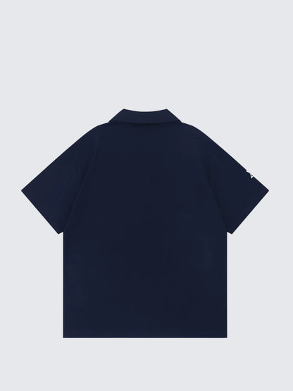 Dog Print Polo Tee
