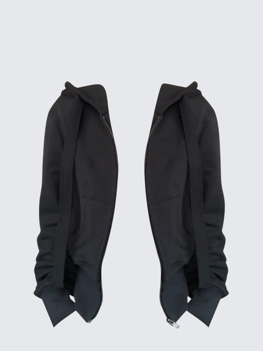 Vintage Gray Zip Hoodie Short