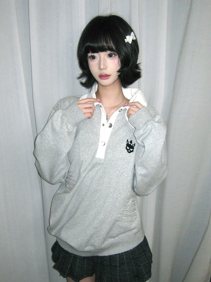 Premium Polo Collar Hoodie