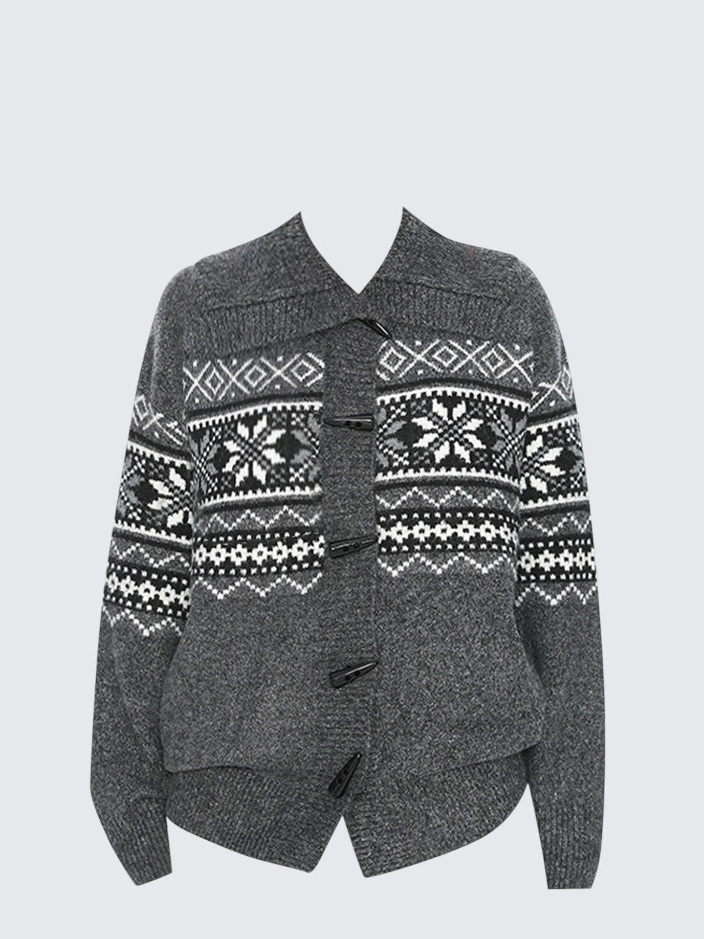 Isle Horn Button Cardigan Women