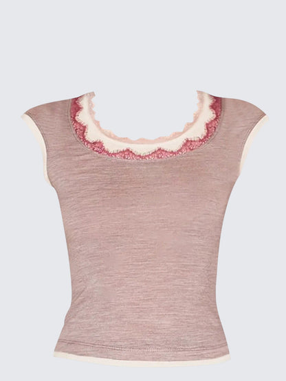 American Lace Patch Tee