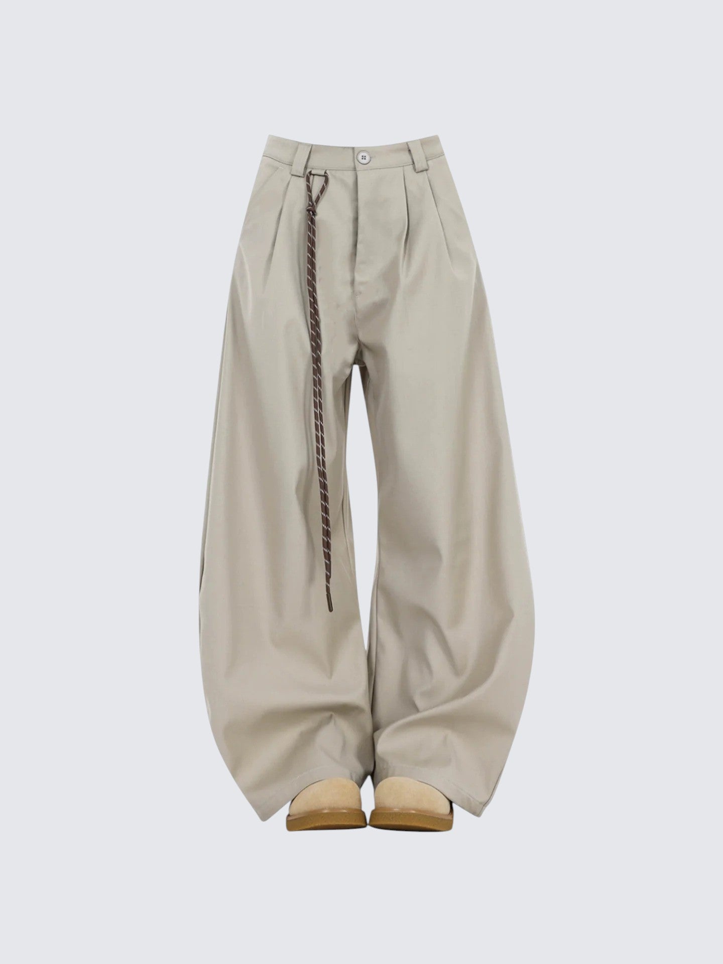 Pleated Relaxed Pants Women