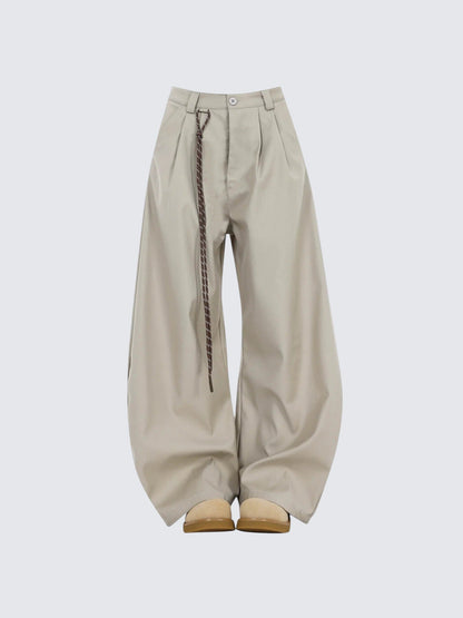 Pleated Relaxed Pants Women