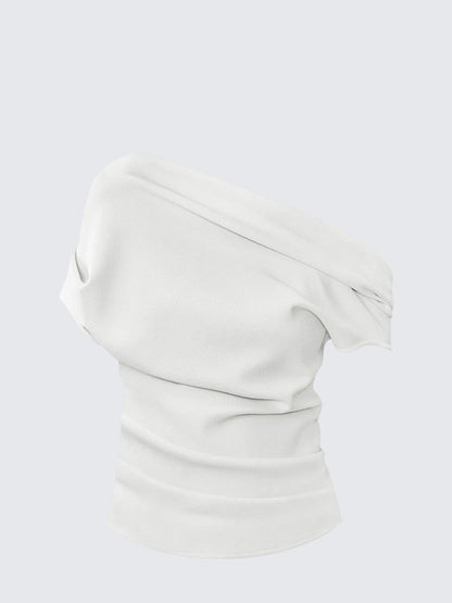 French Chic Asymmetrical Tee
