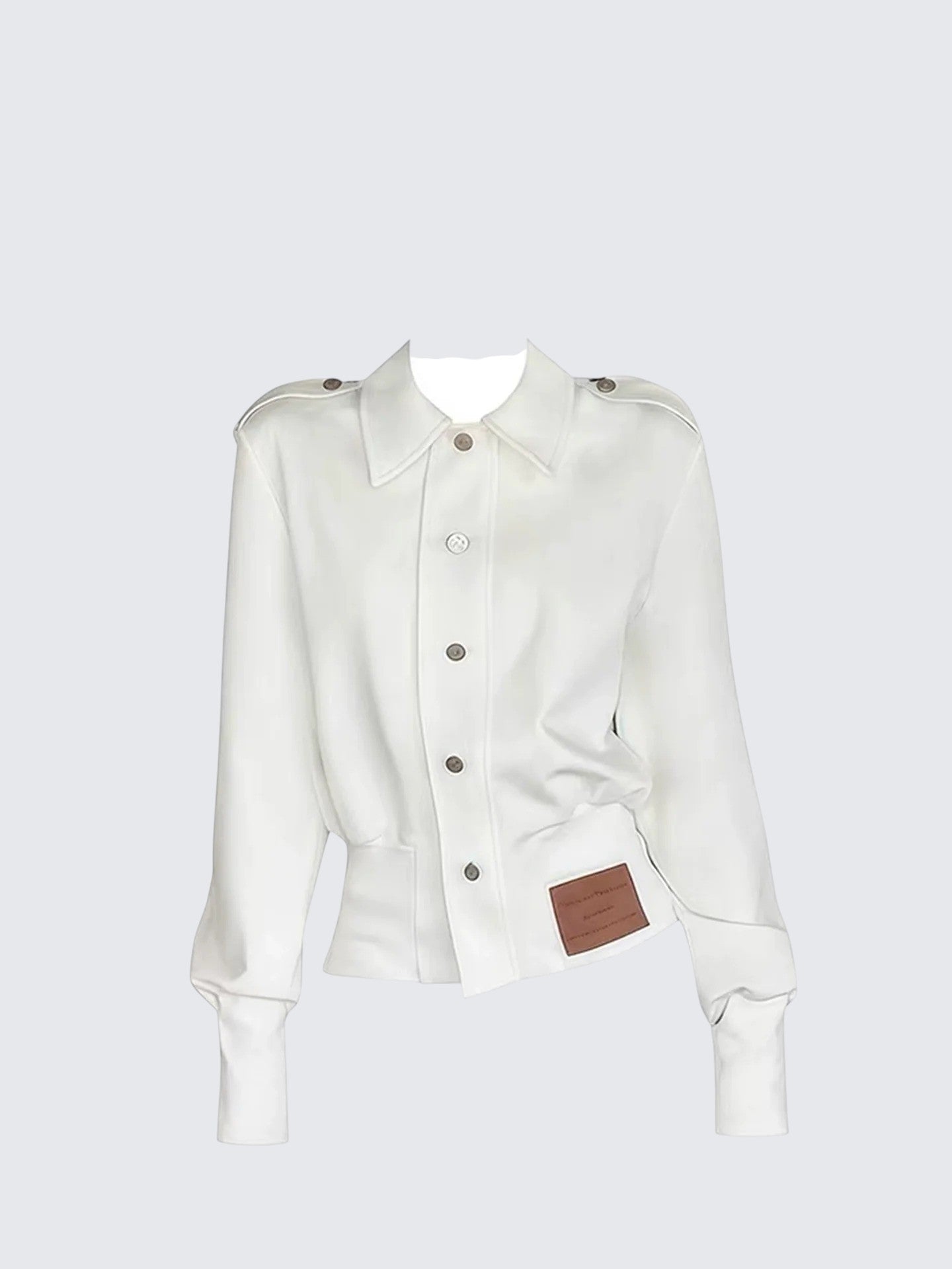 Retro Ribbed Hem Zip Jacket Women