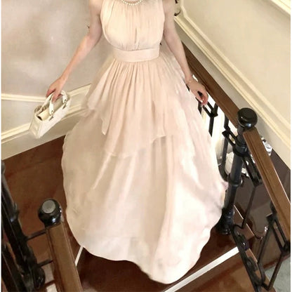 Embroidered High-End Fairy Gown Dress