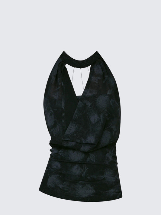 American Chain Halter Top