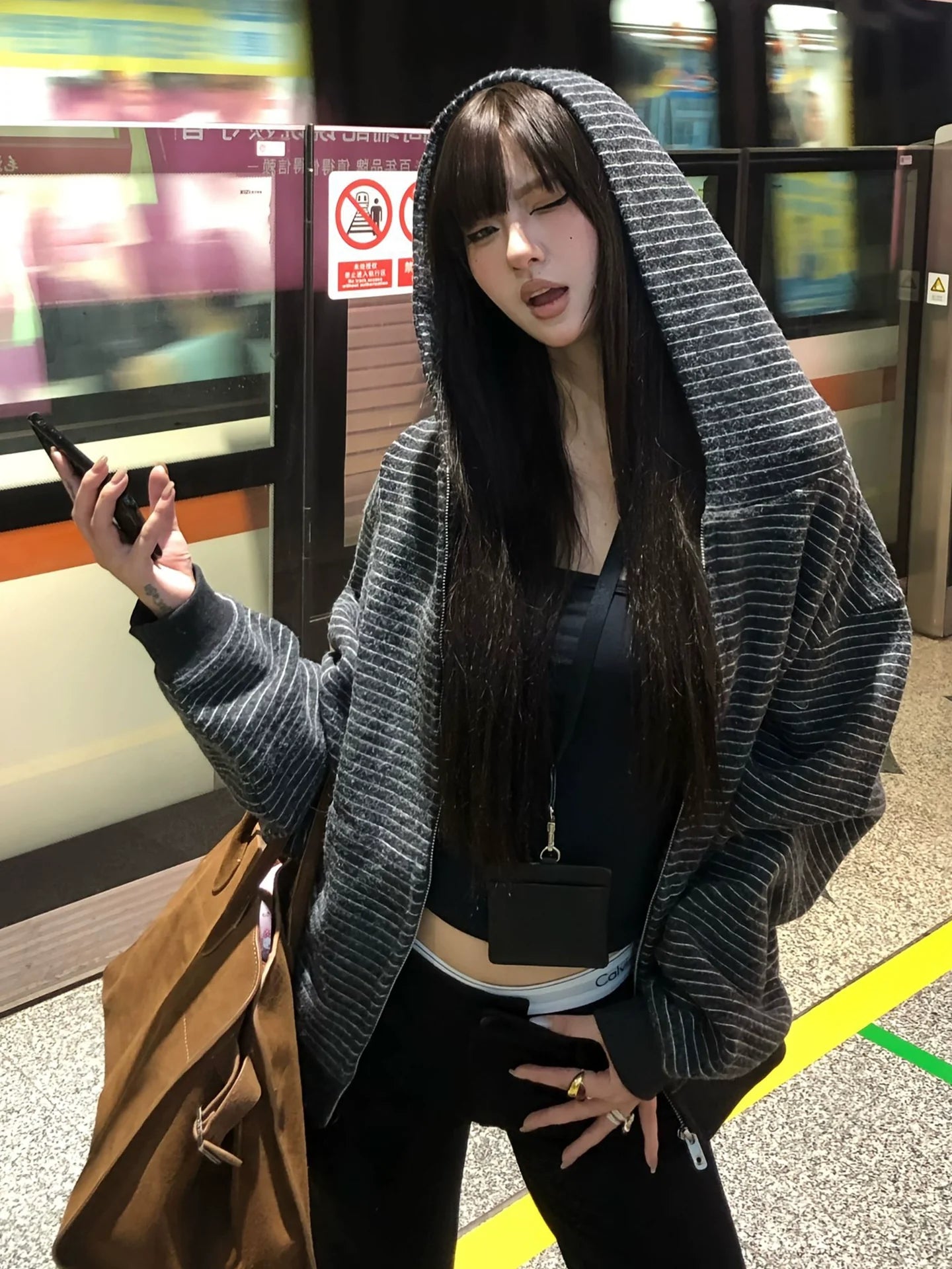 Retro Fleece Lined Hoodie