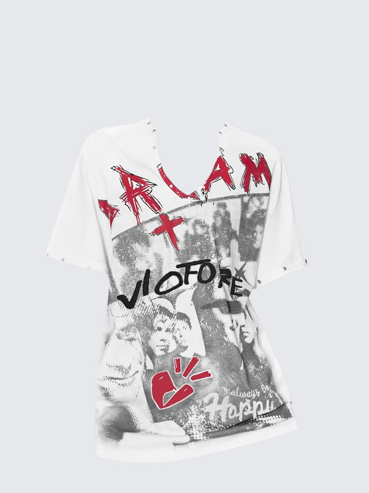 Streetwear Creative Print Tee