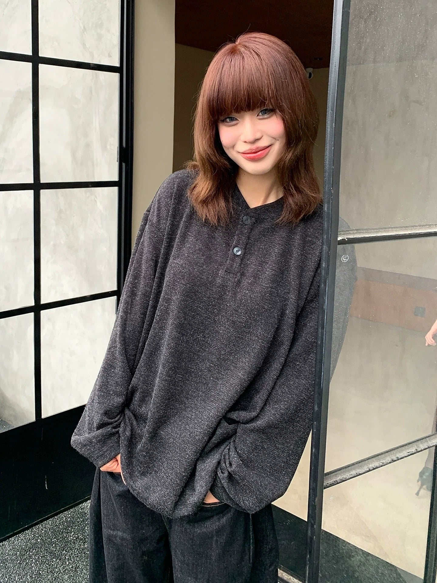 Old Money Henley Knit Tee