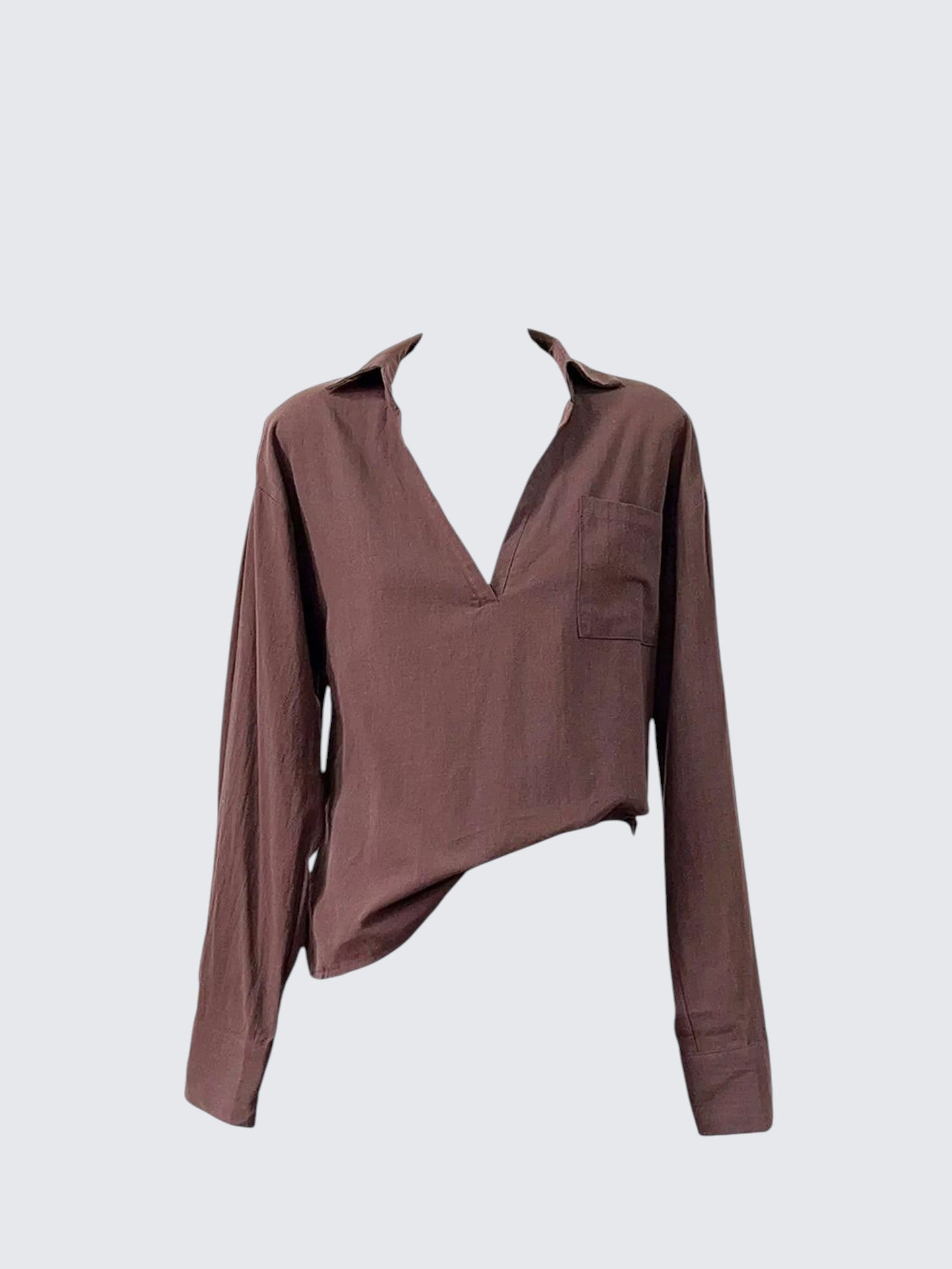 V-Neck Polo Shirt Women