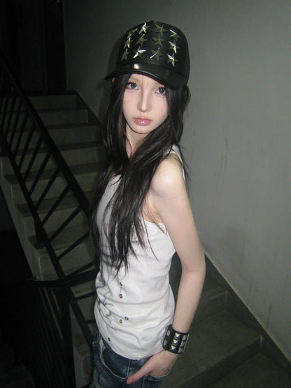 Punk Visual Sleeveless Vest