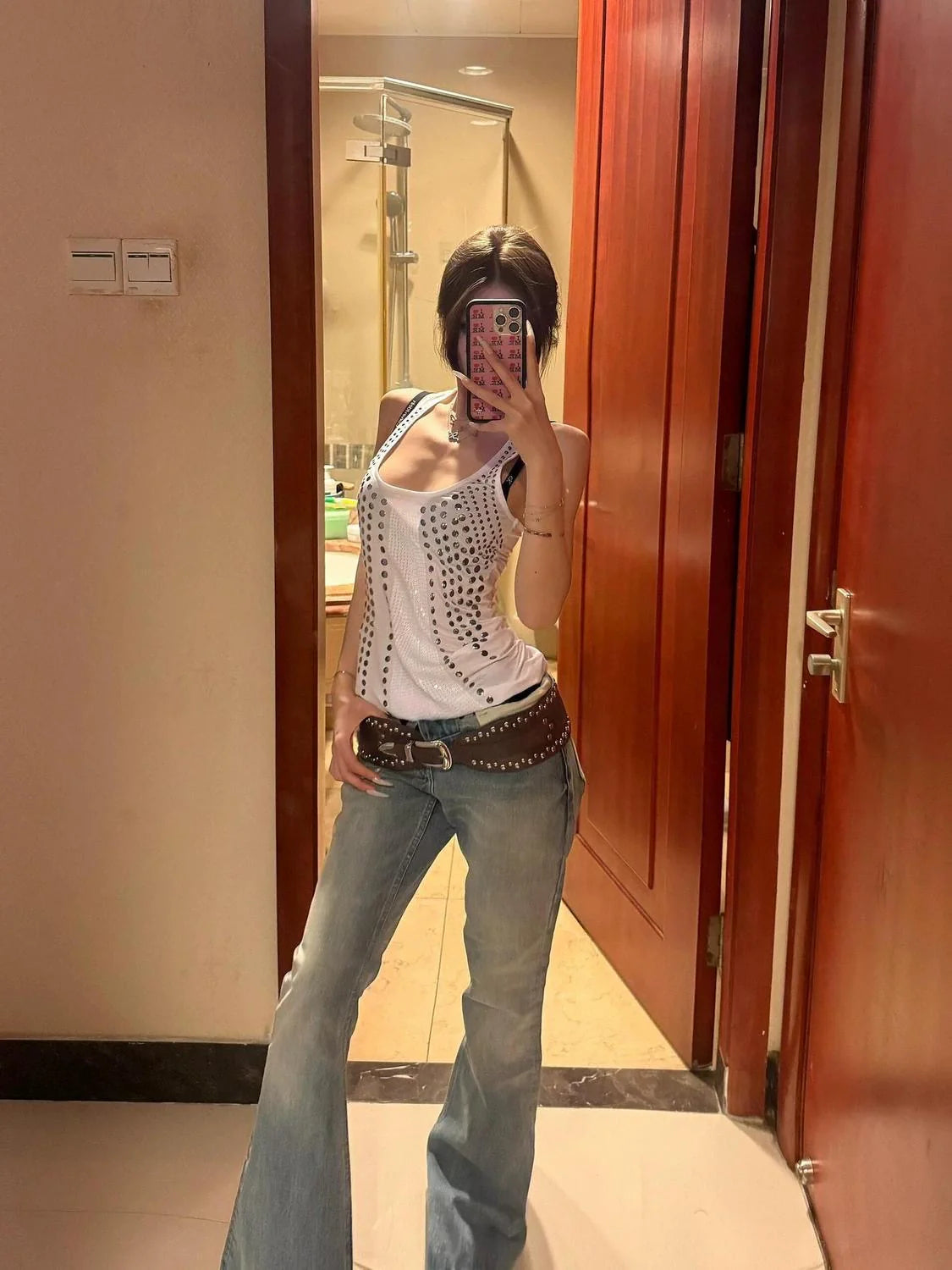 Sequin Punk Retro Y2K Tank Top