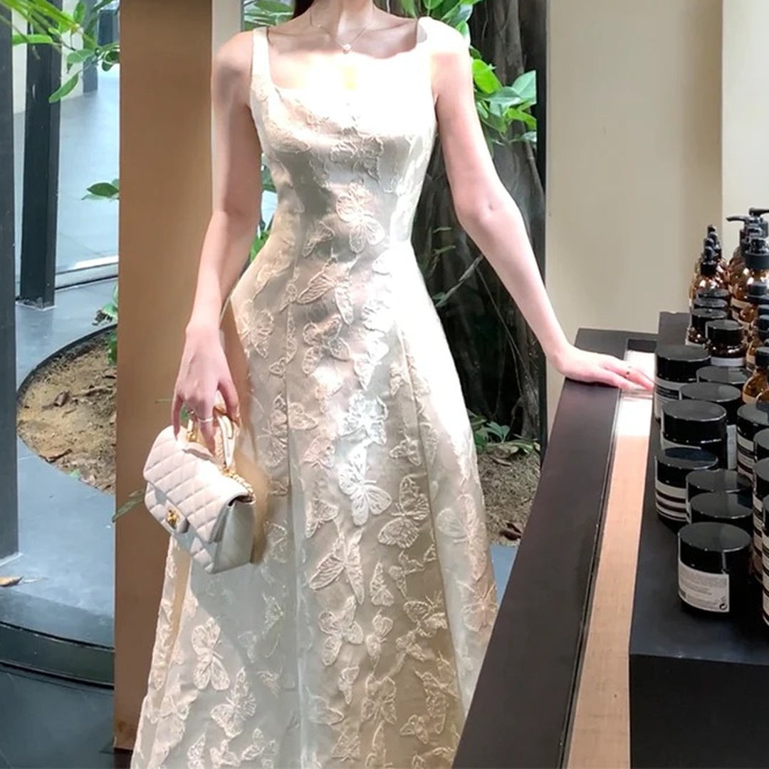 Embroidered Mini Vintage Birthday Gown Dress