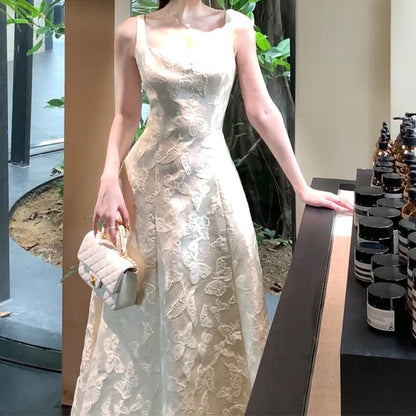 Embroidered Mini Vintage Birthday Gown Dress