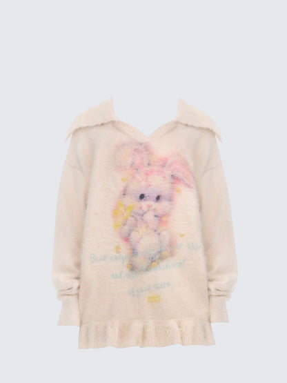 American Polo Collar Knit Sweater