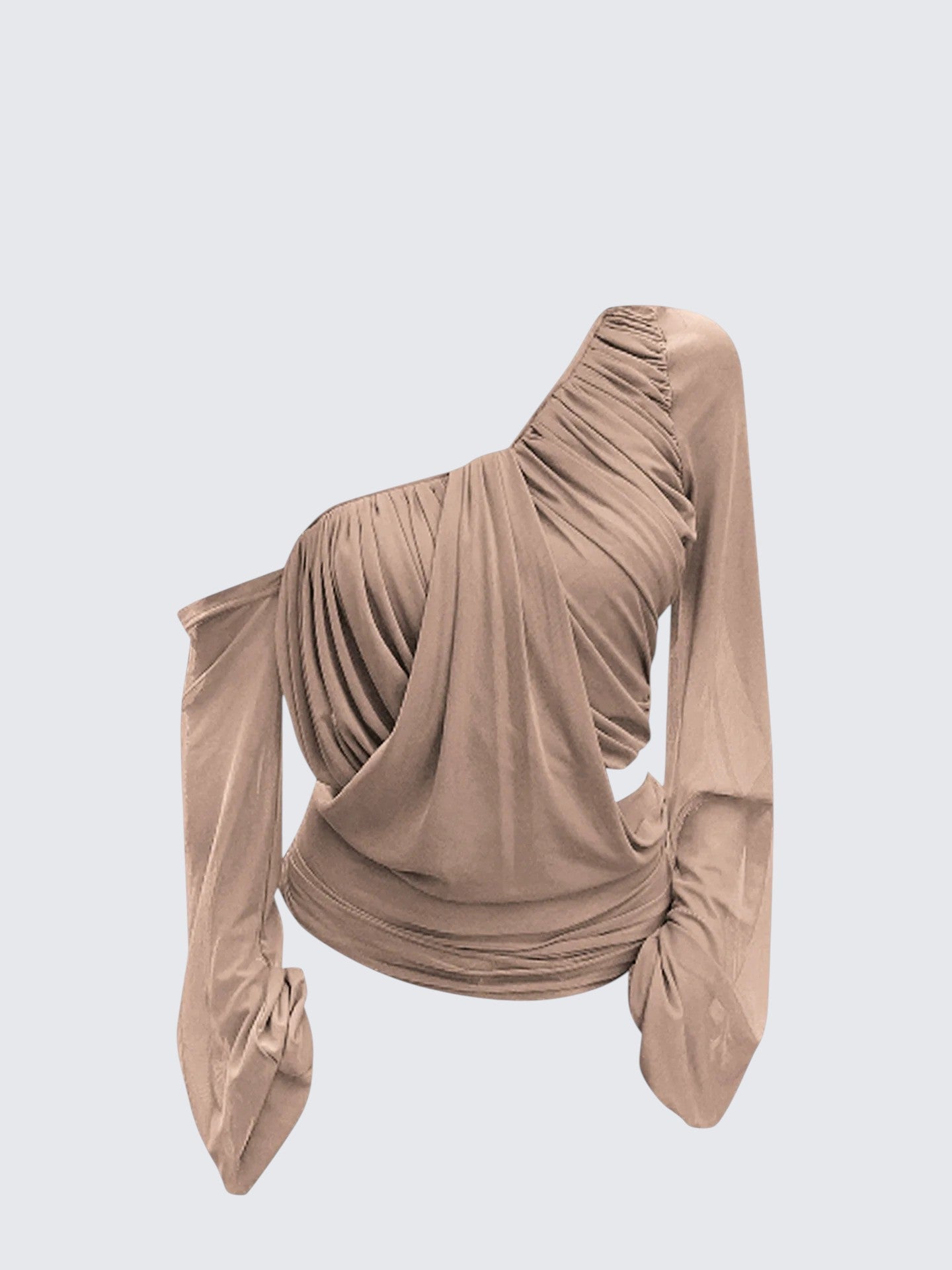 Mesh Off-Shoulder Tee Women